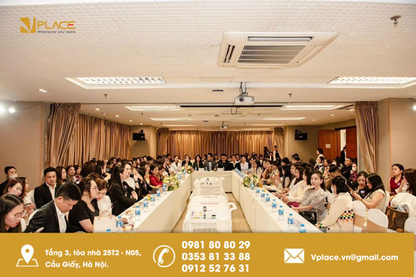 Các doanh nghiệp có nên tổ chức sự kiện, hội nghị, hội thảo thường niên? 1 Vplace dia diem cho thue 1