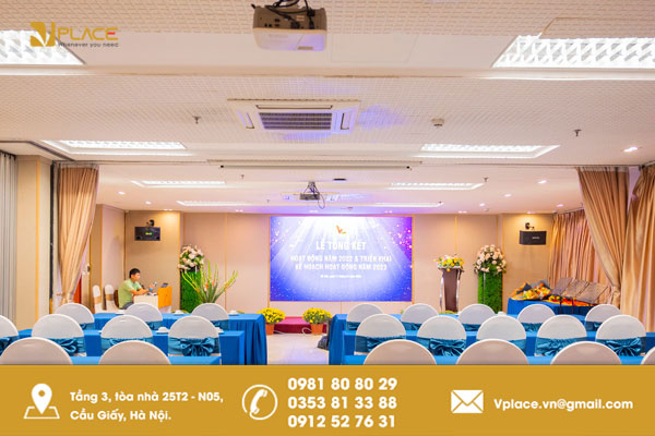Các doanh nghiệp có nên tổ chức sự kiện, hội nghị, hội thảo thường niên? 2 Vplace dia diem cho thue 2