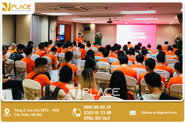 Tổng kết cuối năm tại Hà Nội – Lựa chọn hội trường Vplace