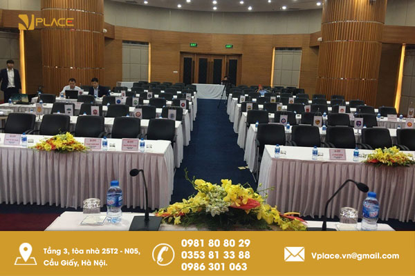 Cho thuê phòng họp quy mô nhỏ tại Hà Nội