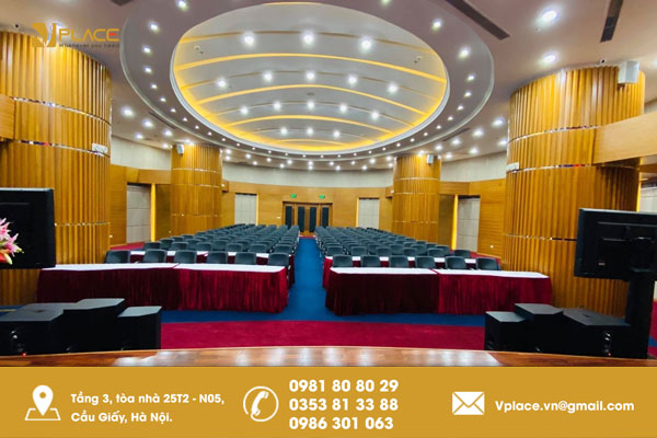 Thuê hội trường giá rẻ tổ chức sự kiện tại Quận Cầu Giấy