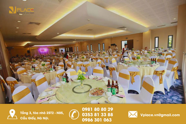 Lưu ý khi tổ chức tiệc cuối năm ở không gian ngoài trời