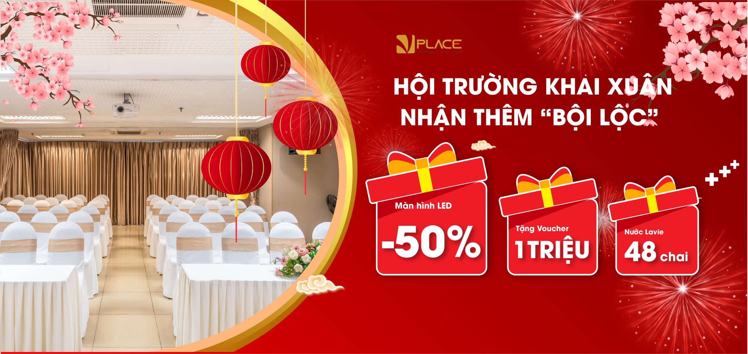Hội trường KHAI XUÂN - Nhận thêm "BỘI LỘC" - Giảm 50% + Quà ++ 1 CHUONG TRINH QUY FB ANH NGANG scaled