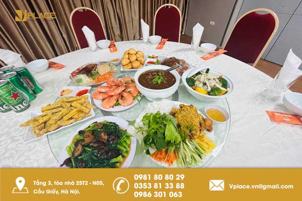 nhung luu y khi chon thuc don trong su kien doanh nghiep vplace