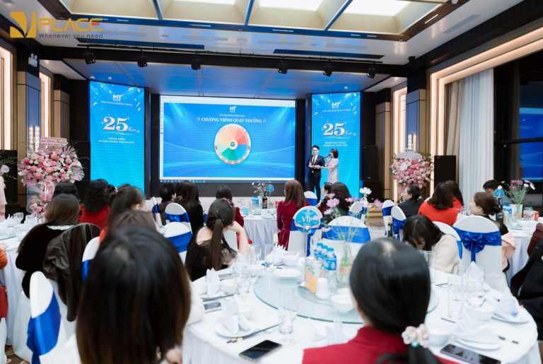 Không gian sự kiện cho đào tạo và họp nội bộ đầu năm