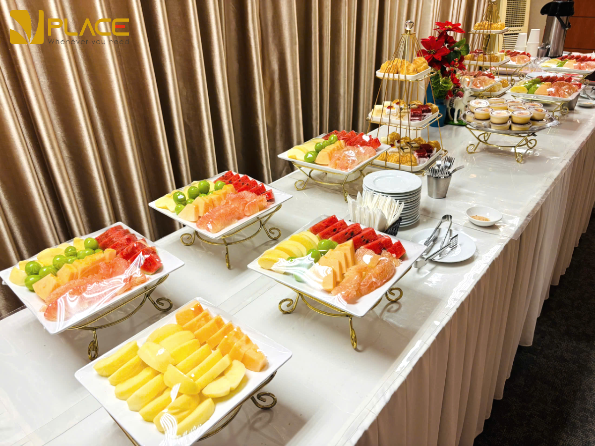 Tea Break tại Vplace – Nâng tầm trải nghiệm cho mọi hội nghị, hội thảo và sự kiện doanh nghiệp